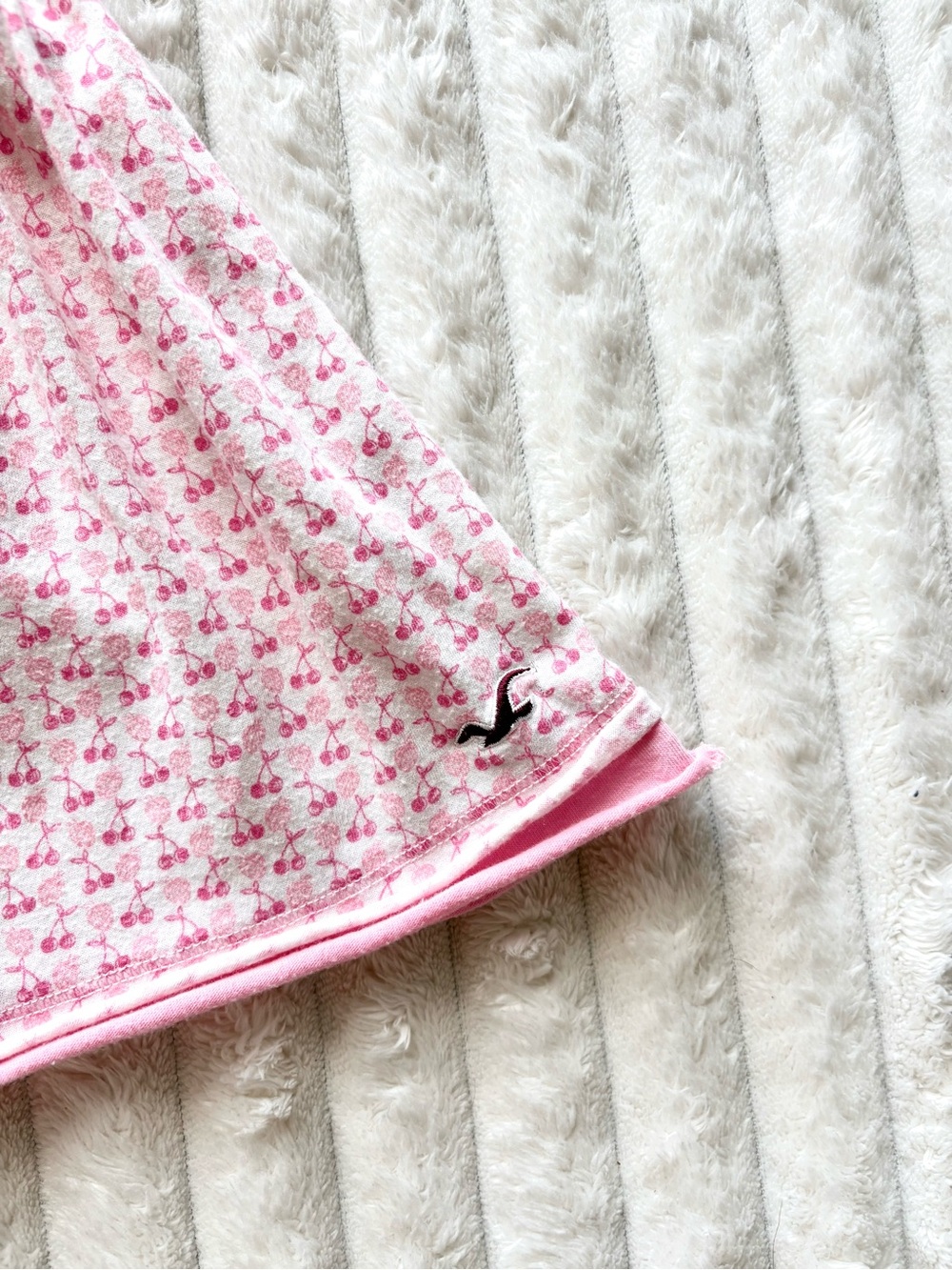 Vintage Y2K Rare Hollister Light Pink Cherry Babydoll Tank Top - Picture 4 of 8